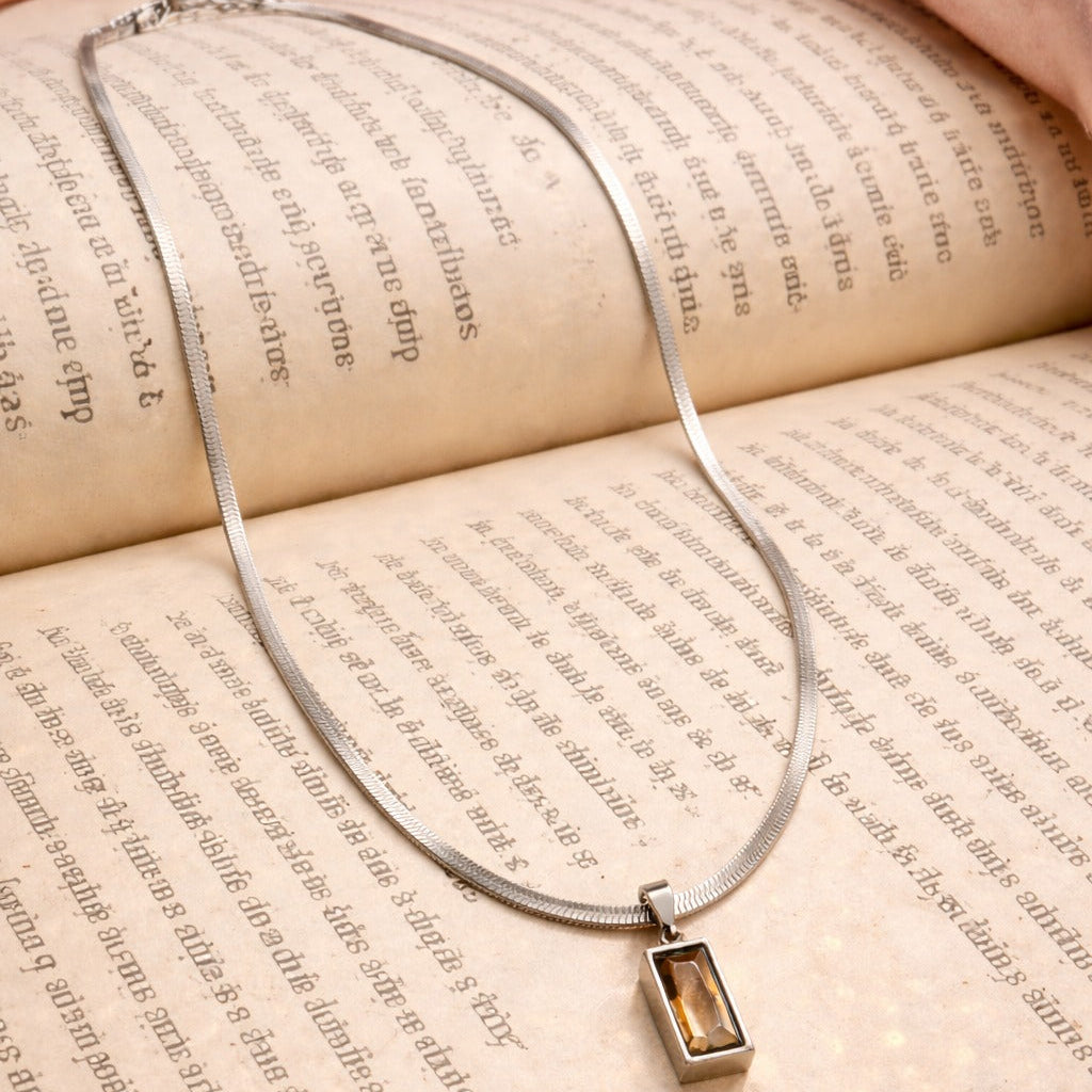 Champagne Pendant Necklace