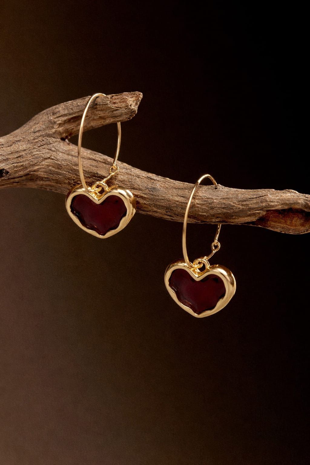 Cherry Heart Hoops