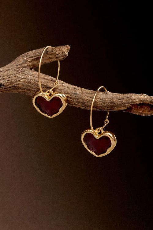 Cherry Heart Hoops