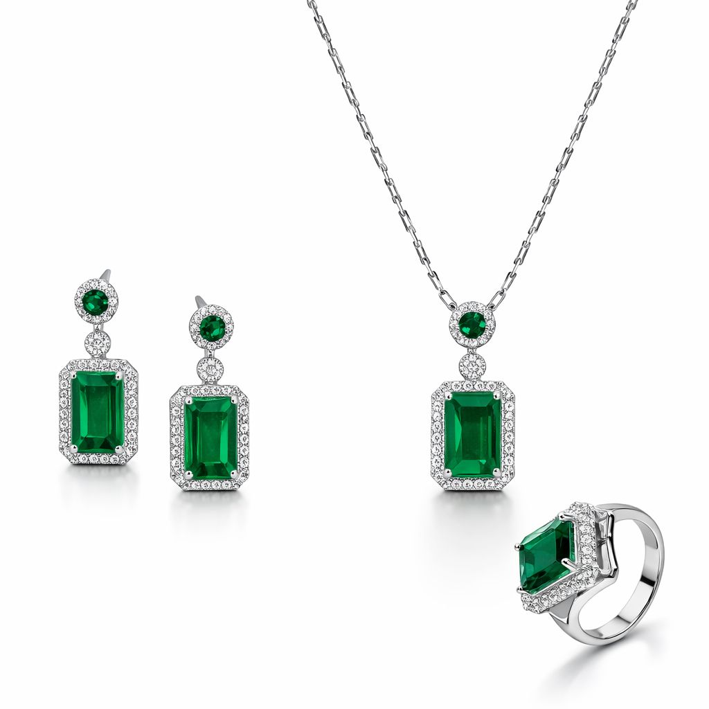 Green Emarald Combo Set